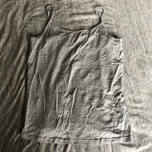 Forever 21 plus size grey thin strap tank top